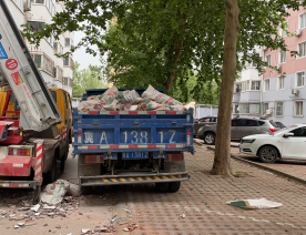 云梯車下垃圾